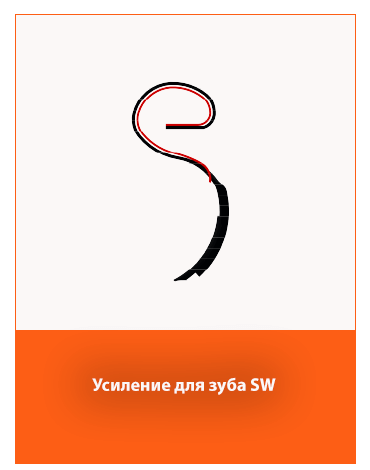 Усиление для зуба SW – долговечность рабочих органов в сложных условиях.