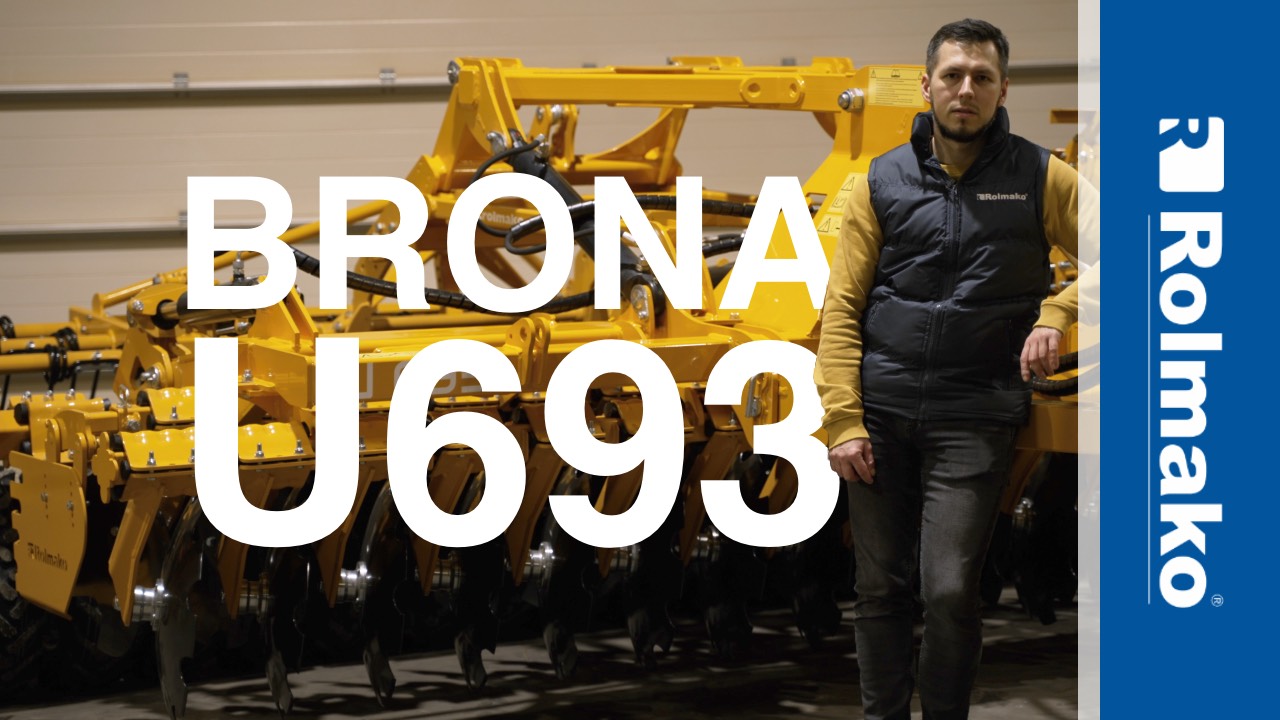 Компактная дисковая борона Rolmako U693 – интенсивная обработка почвы