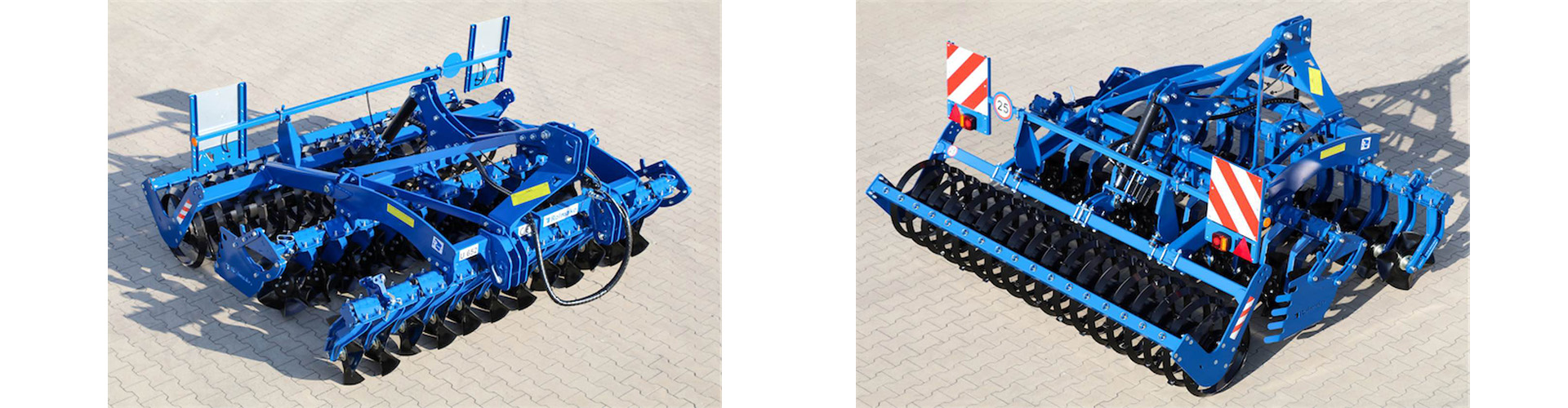 Дисковая борона SpeedCutter с возможностью замены рабочих органов для различных типов обработки почвы.
